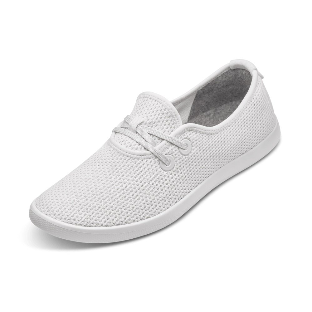 Allbirds Men's Boat Shoes White - Tree Skippers - 23985KTXV